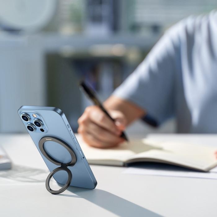 Bild 4, BASEUS Justerbar Mobilhållare MagSafe Magnetisk Svart