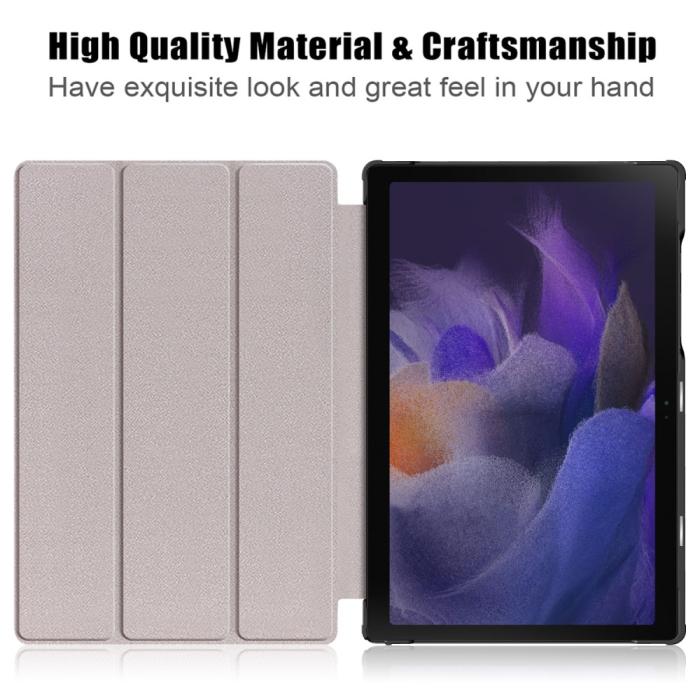 Bild 5, Samsung Galaxy Tab A8 10.5 (2021) Fodral Premium Tri-Fold Blå