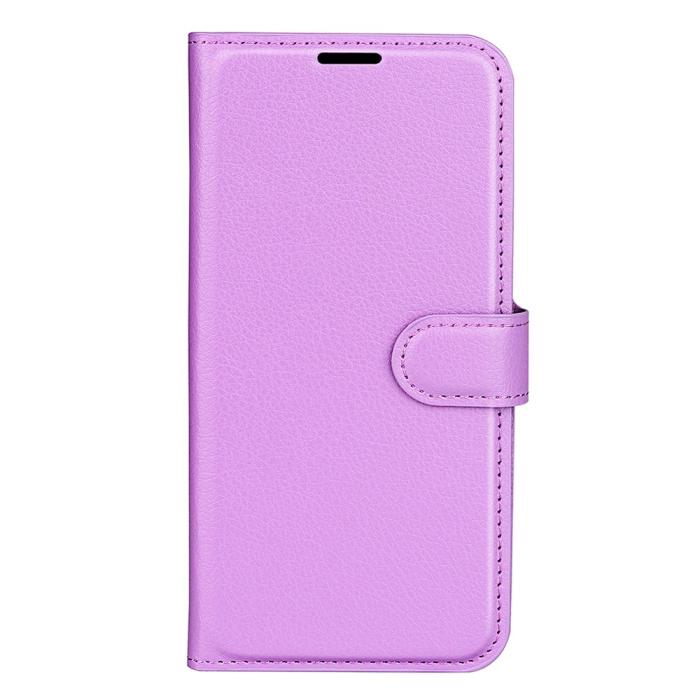 Bild 5, Xiaomi Redmi 12C 4G Fodral Litchi Läder Lila