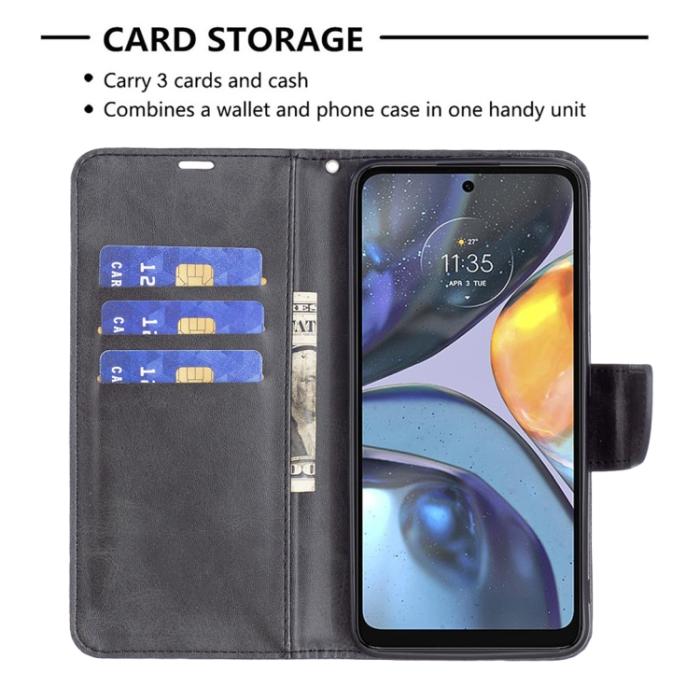 Bild 4, Motorola Moto G22 Fodral Shark Solid Svart