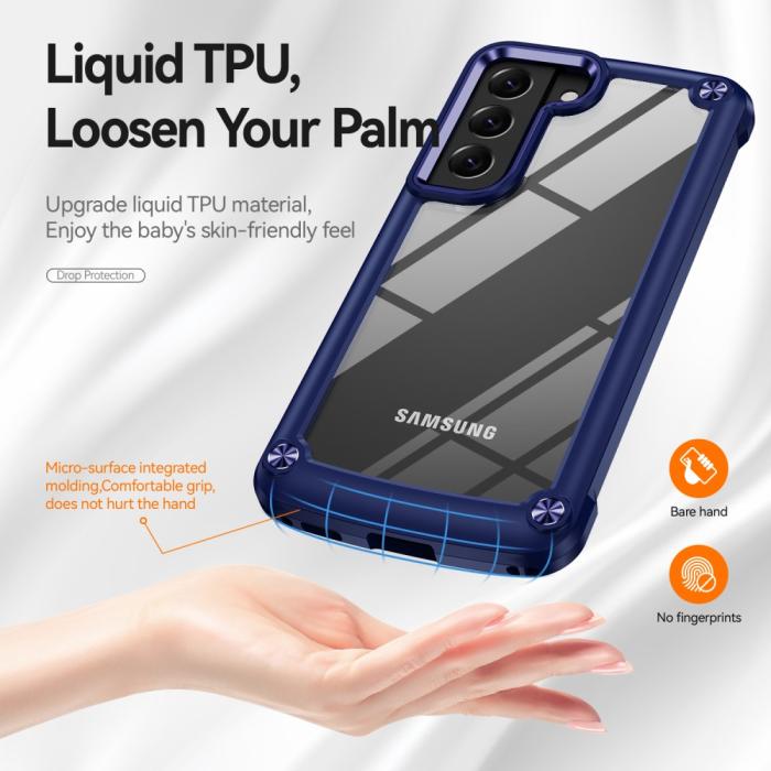 Bild 3, Samsung Galaxy S23 Plus Skal Shockproof Hybrid Blå