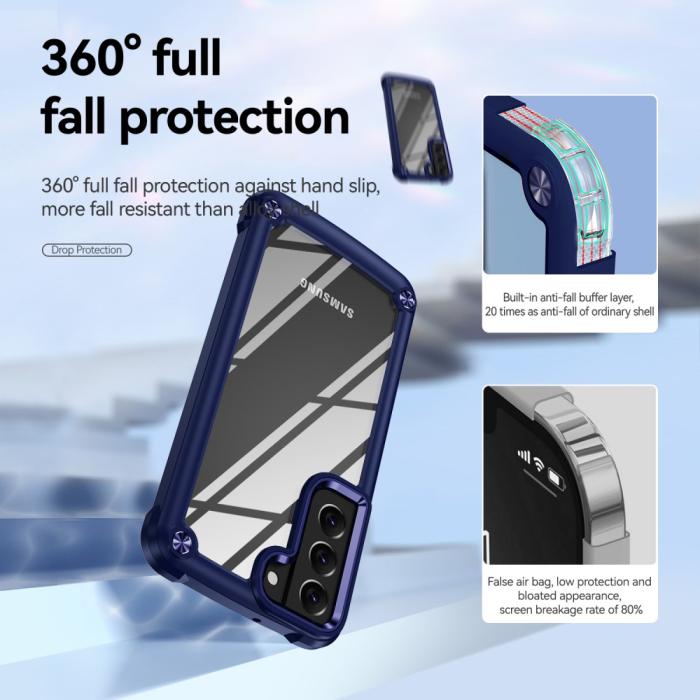 Bild 5, Samsung Galaxy S23 Plus Skal Shockproof Hybrid Blå