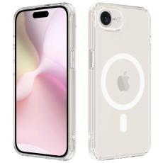 iPhone 17e / 16e Skal MagSafe TPU / Akryl Transparent