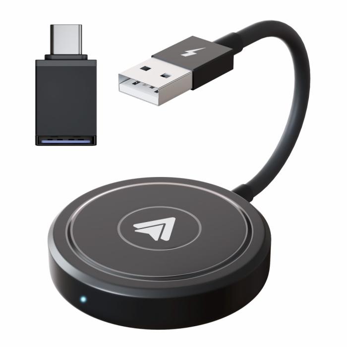 Bild 1, Trådlös Bluetooth Android Auto Adapter Svart