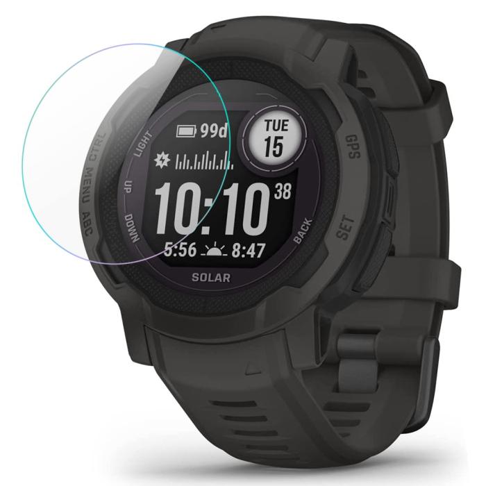 Bild 1, Garmin Instinct 2 Skärmskydd Härdat Glas Transparent
