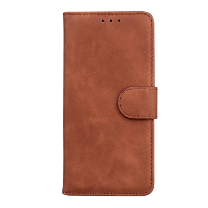 Bild 2, Motorola Moto G71 Fodral Skin Touch Läder Brun