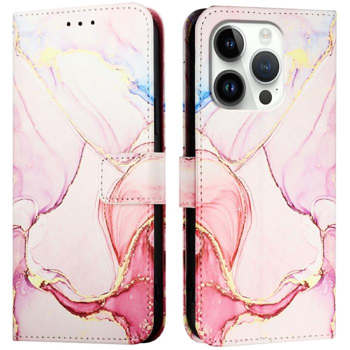 Bild 1, iPhone 16 Pro Max Fodral Marmor Roséguld