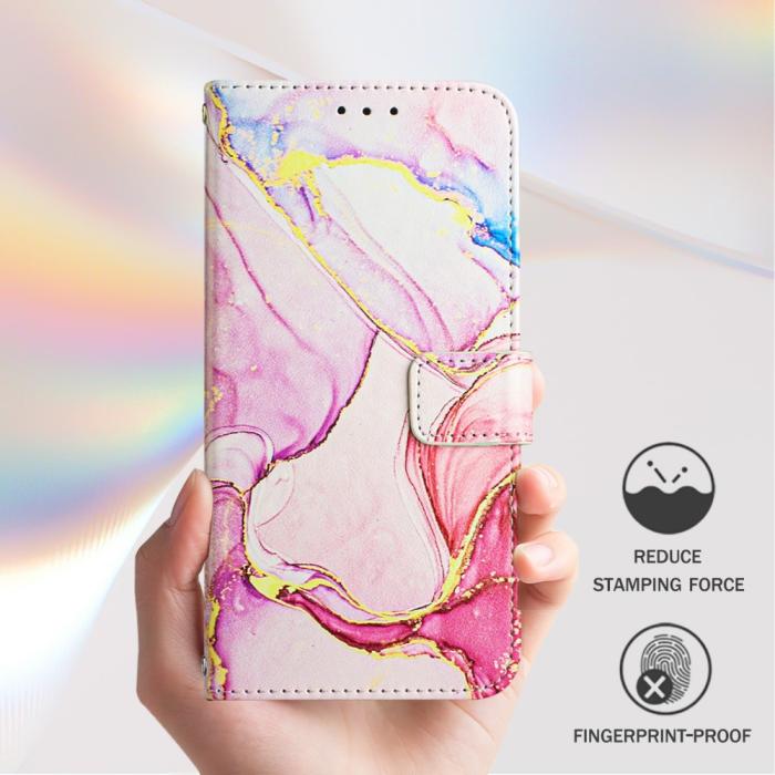 Bild 5, iPhone 16 Pro Max Fodral Marmor Roséguld