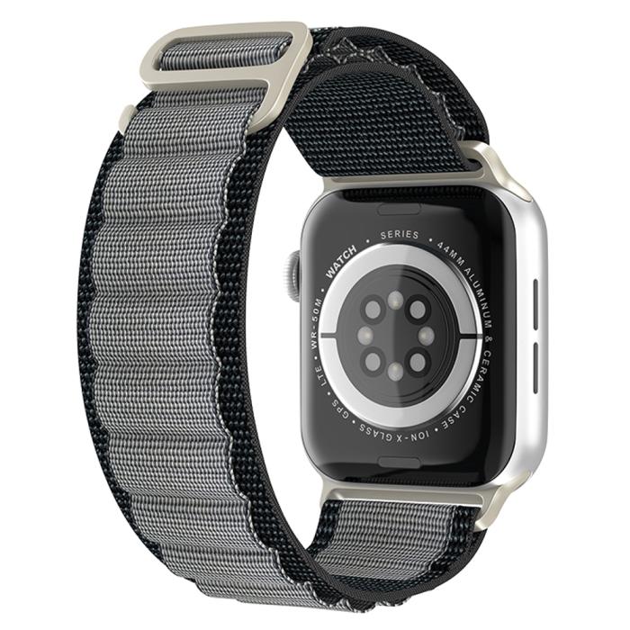 Bild 1, Apple Watch 38/40/41 mm Armband Alpine Pro Loop Svart/Grå