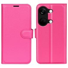 OnePlus Nord 3 5G Fodral Litchi Textur Rosa