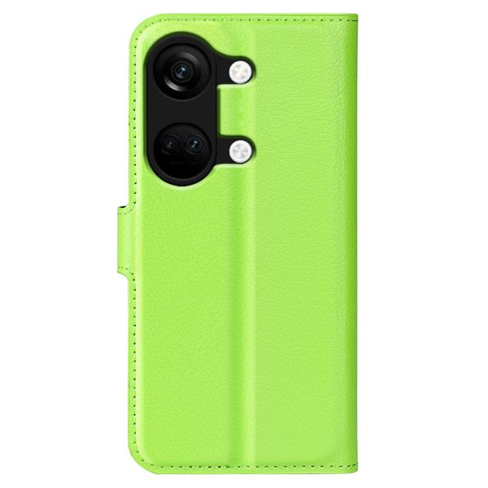 Bild 6, OnePlus Nord 3 5G Fodral Litchi Textur Grön