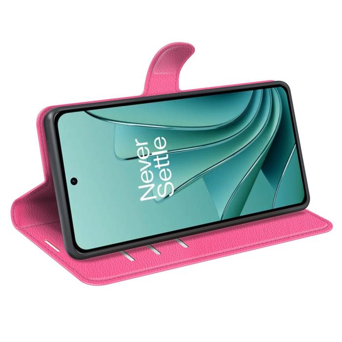 Bild 3, OnePlus Nord 3 5G Fodral Litchi Textur Rosa