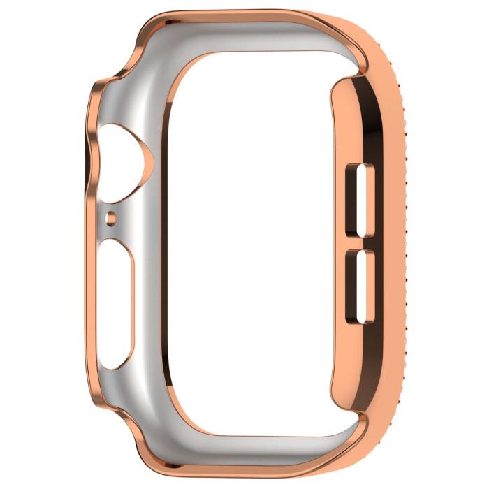 Bild 3, Apple Watch 10 42 mm Skal Rhinestone Roséguld