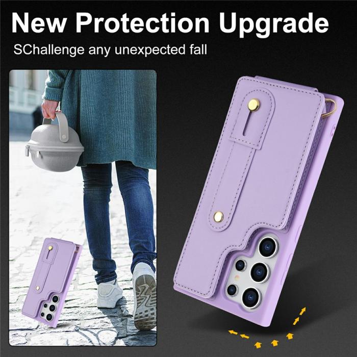 Bild 6, Samsung Galaxy S26 Ultra Skal Multifunktionellt Läder Lila