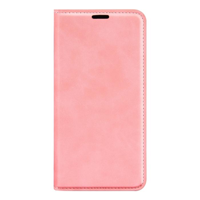 Bild 2, Motorola Moto G52/G82 Fodral Flip Retro Läder Rosa