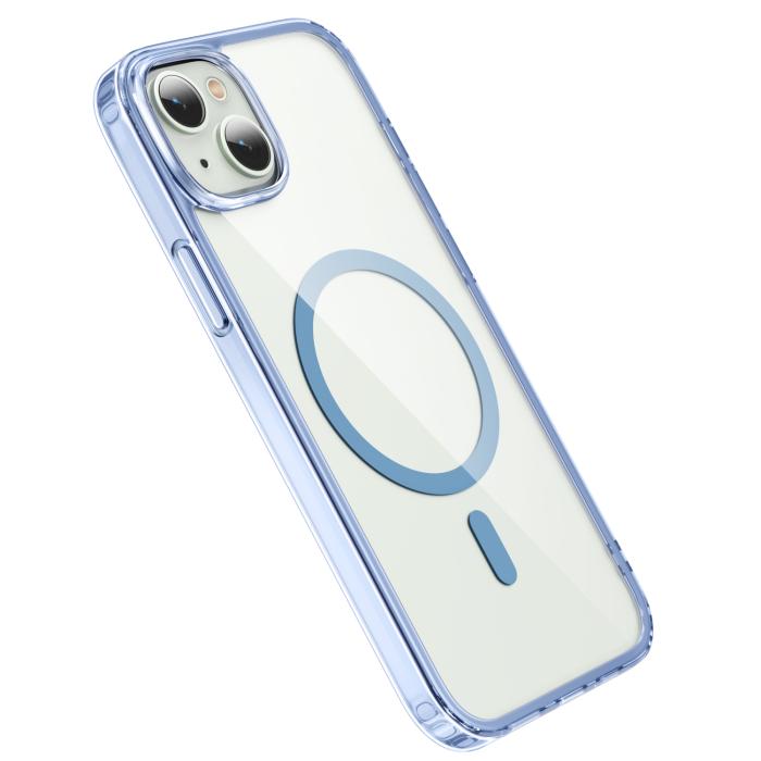 Bild 3, ColorPop iPhone 15 Plus Skal CH MagSafe Transparent/Ljus Blå