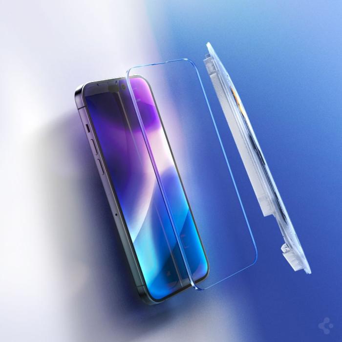 Bild 2, Spigen iPhone 14 Pro 2-PACK GLAS.tR 