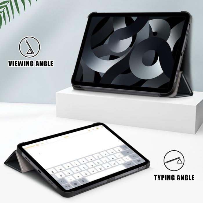 Bild 4, iPad 11 2025 / 10.9 2022 Fodral Tri-Fold Svart