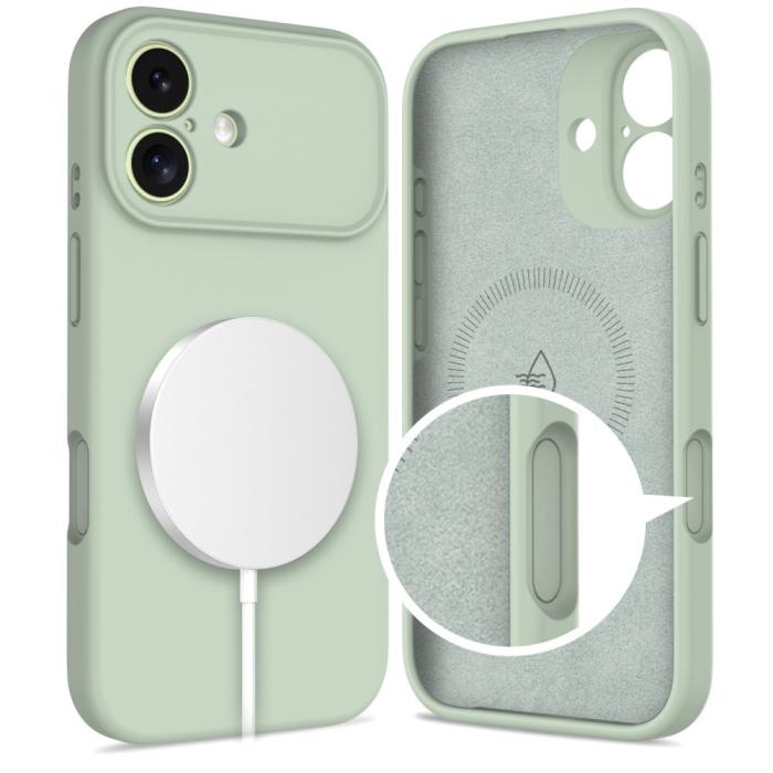 Bild 2, Tech-Protect iPhone 17 Skal MagSafe Silicone Sage
