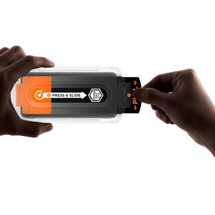 Bild 4, Spigen Samsung Galaxy S25 FE 2-PACK Skärmskydd GLAS.tR 