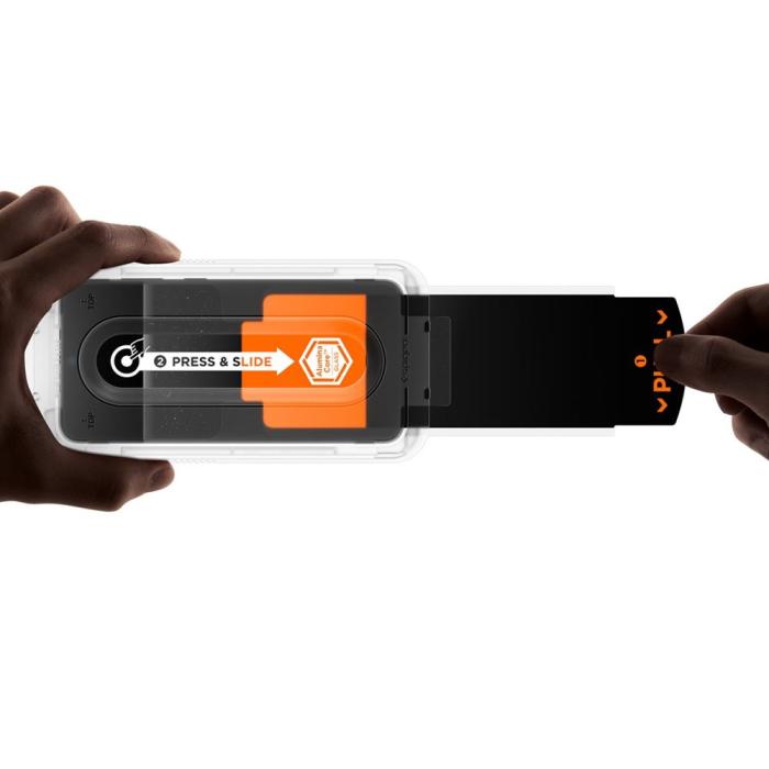 Bild 5, Spigen Samsung Galaxy S25 FE 2-PACK Skärmskydd GLAS.tR 