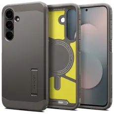 Spigen Galaxy S25 FE Skal MagSage Tough Armor Gunmetal