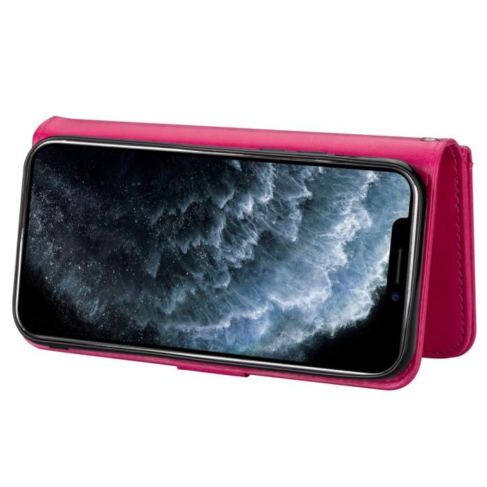 Bild 4, iPhone 12 / 12 Pro - 9-korts 2in1 Magnet/Fodral - Rosa