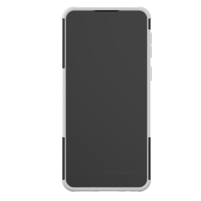 Bild 4, Samsung Galaxy A21 - Ultimata Stöttåliga Skalet med Stöd - Vit