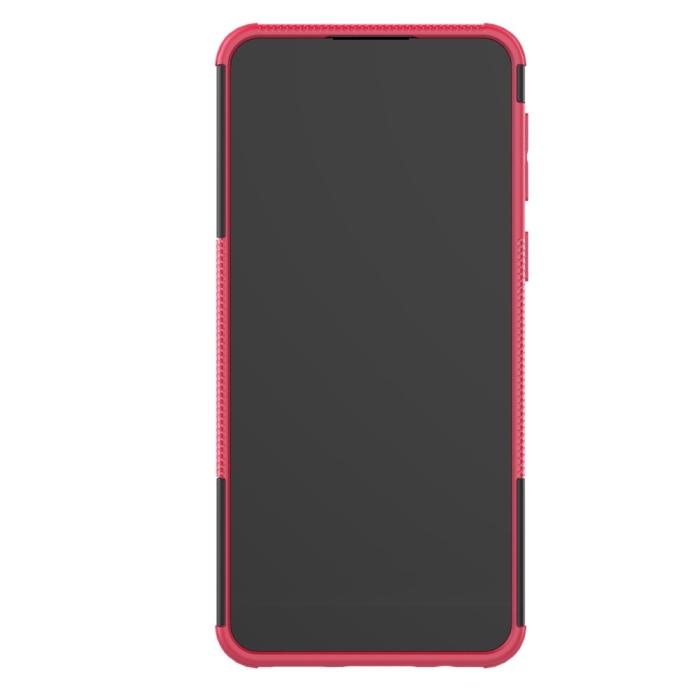 Bild 4, Samsung Galaxy A21 - Ultimata Stöttåliga Skalet med Stöd - Rosa