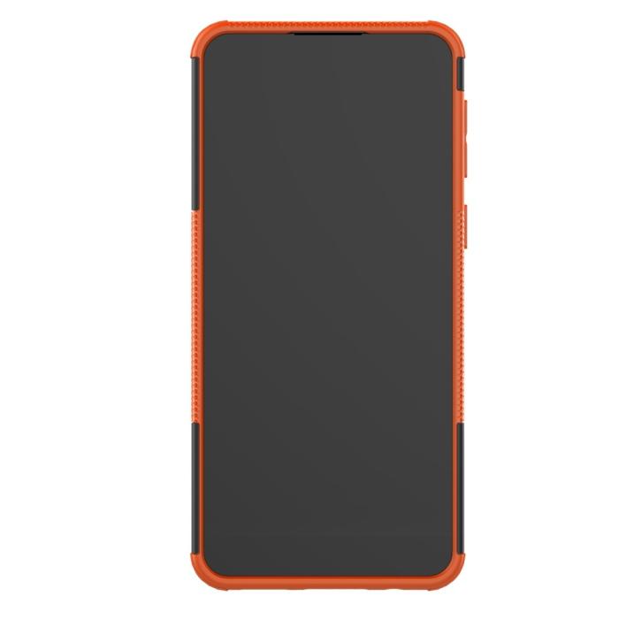 Bild 4, Samsung Galaxy A21 - Ultimata Stöttåliga Skalet med Stöd - Orange