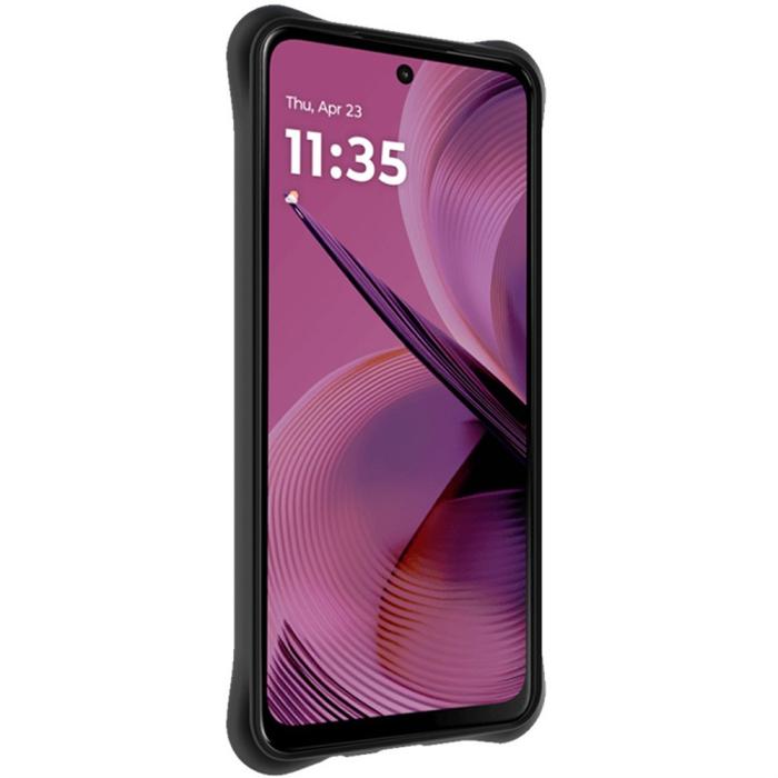 Bild 6, IMAK Motorola Moto G55 5G Skal Waterdrop Matt Svart
