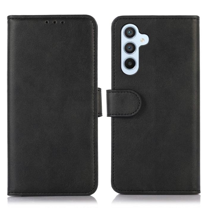 Bild 1, Samsung Galaxy A34 5G Fodral Solid Läder Svart