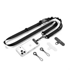 Tech-Protect Mobilsn&ouml;re CrossBody Rope Svart