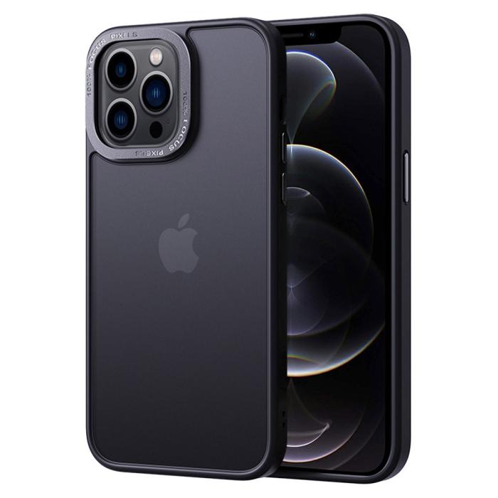 Bild 1, iPhone 12 / 12 Pro Skal Classic Hybrid Matt Svart