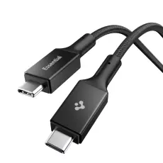 Spigen 1.5m 100W USB-C - USB-C Kabel Svart