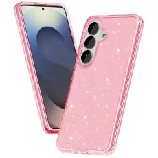 Samsung Galaxy S26 Skal Glitter TPU Rosa