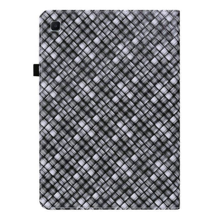 Bild 3, Samsung Galaxy Tab S6 Lite Fodral Vävd Textur Svart