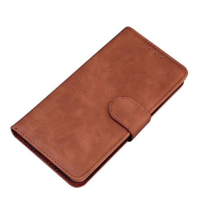 Bild 5, Motorola Moto G71 Fodral Skin Touch Läder Brun