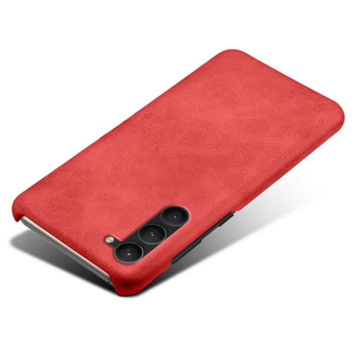 Bild 3, Samsung Galaxy S24 Plus Läderbelagt Skal Röd