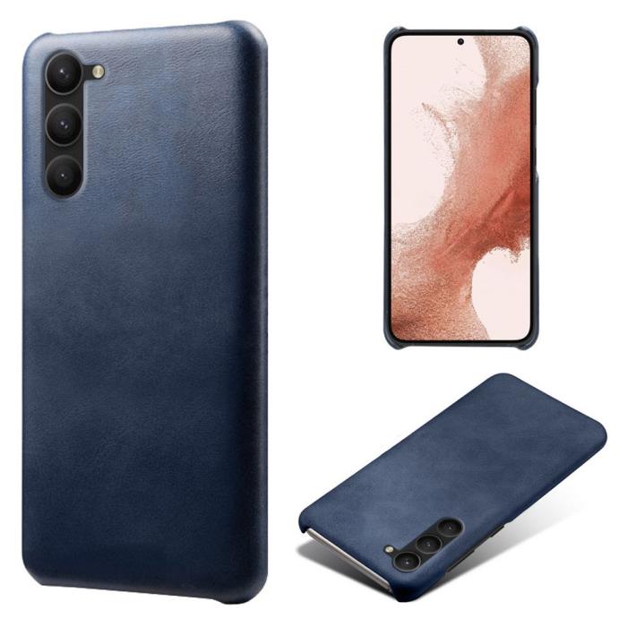Bild 1, Samsung Galaxy S24 Plus Läderbelagt Skal Blå