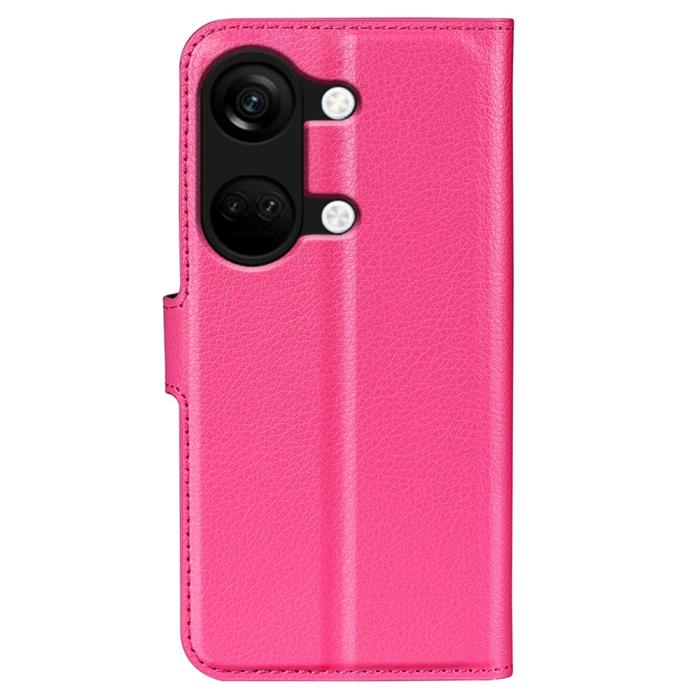 Bild 6, OnePlus Nord 3 5G Fodral Litchi Textur Rosa