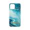 ONSALA iPhone 12 Pro Max Mobilskal Soft Blue Sea Marble