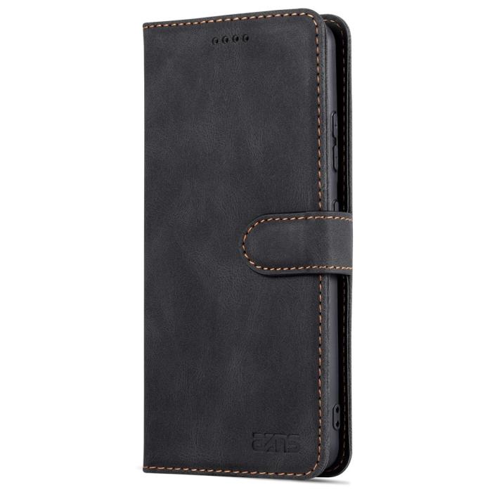 Bild 2, AZNS Samsung Galaxy S22 Plus Fodral Retro Textur Svart