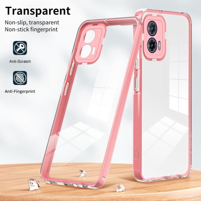 Bild 2, Motorola Moto G73 5G Skal Hybrid Rosa