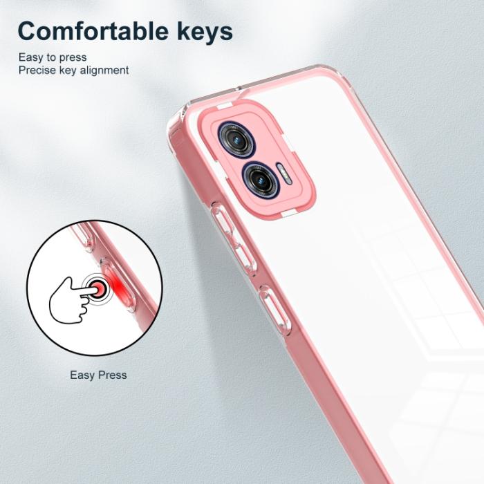 Bild 5, Motorola Moto G73 5G Skal Hybrid Rosa