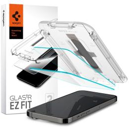 Spigen iPhone 14 Pro Max 2-PACK GLAS.tR "Ez Fit" Skärmskydd