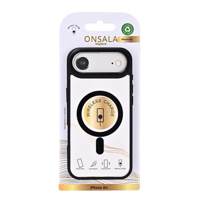 Bild 3, Onsala iPhone Air Skal MagSafe Bumper Svart/Transparent