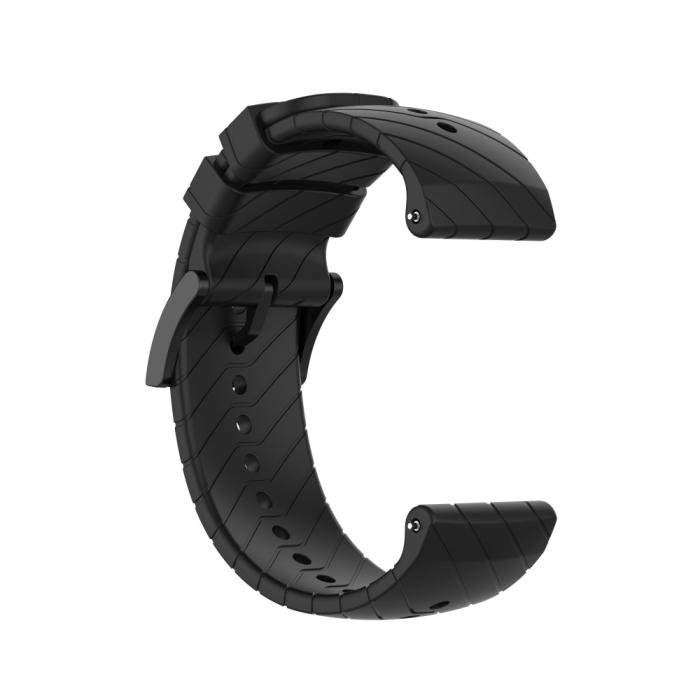Bild 3, Silikon Armband (24mm) Svart