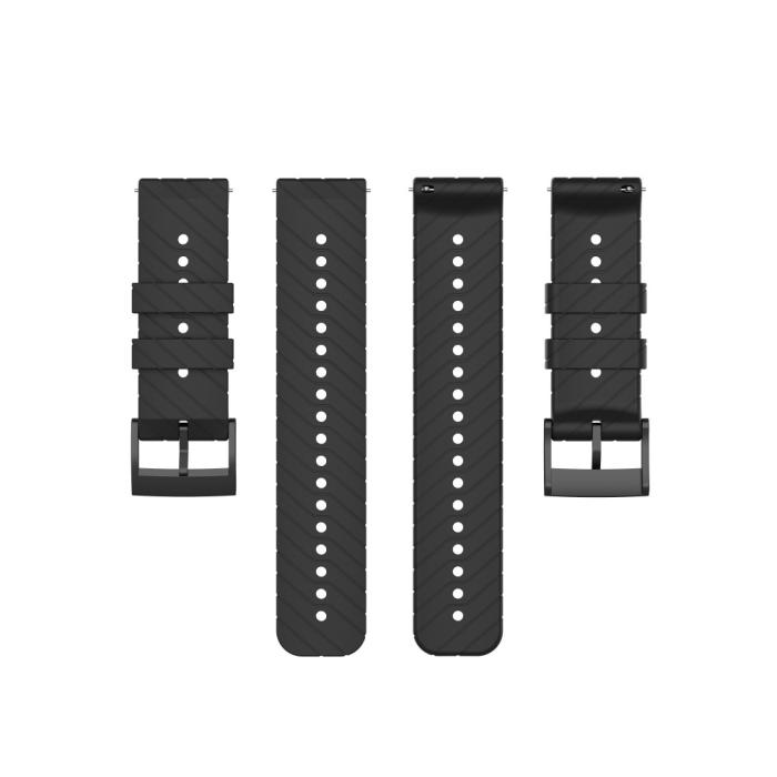 Bild 4, Silikon Armband (24mm) Svart