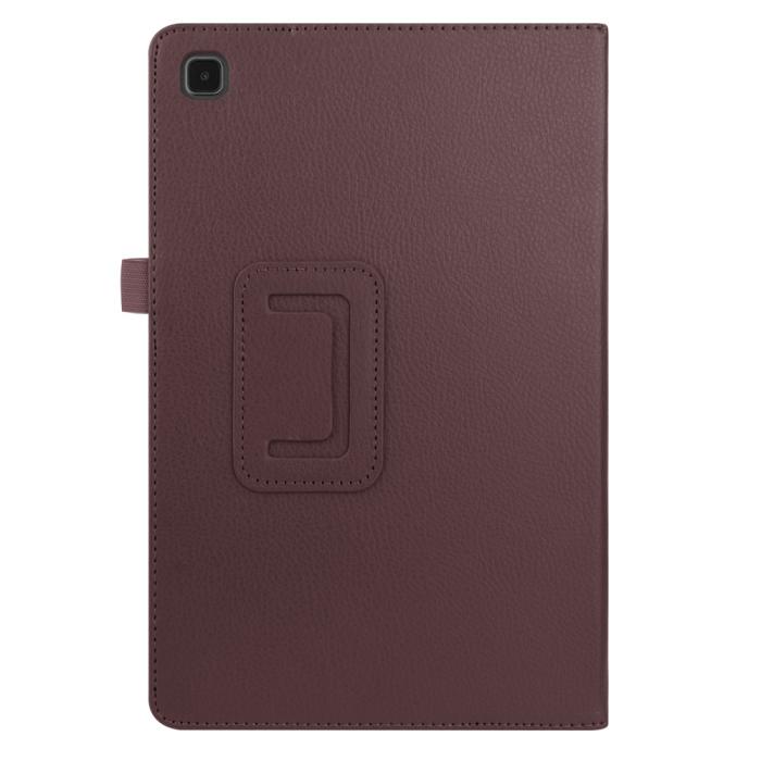 Bild 3, Samsung Galaxy Tab A7 10.4 Fodral Litchi läder Brun